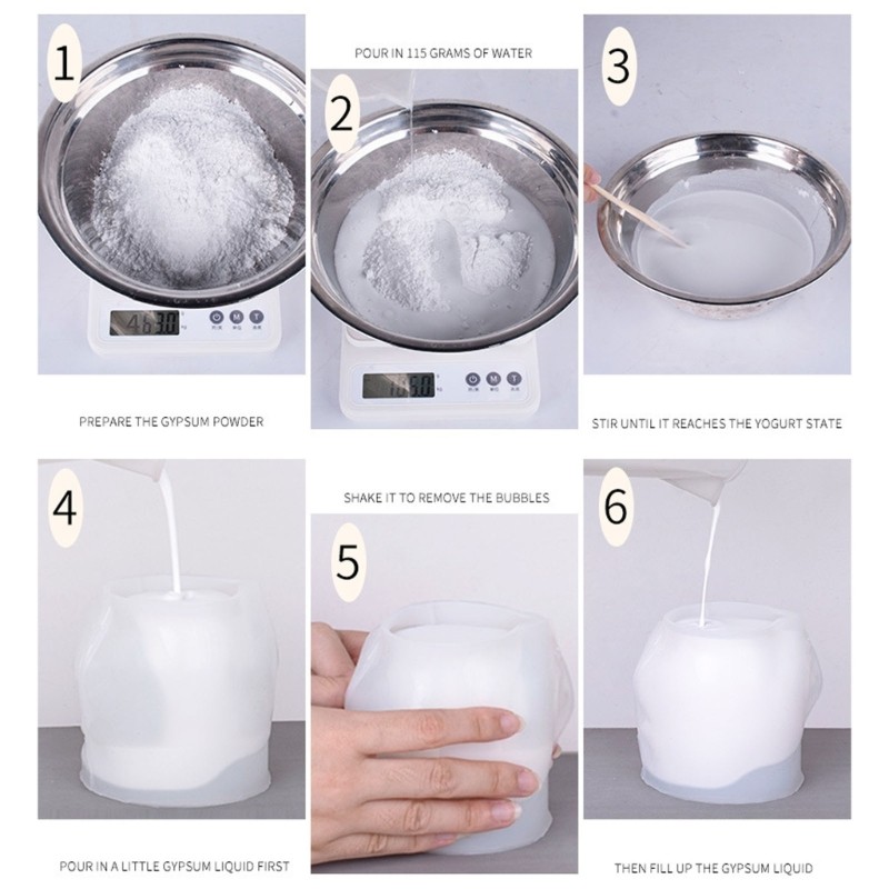 Multi Purpose Eggs Nest Silicone Mold For Decoration Planter Making Mould