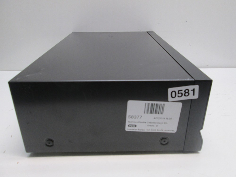 Technics Dual Cassette Deck RS – TR 210 - READ