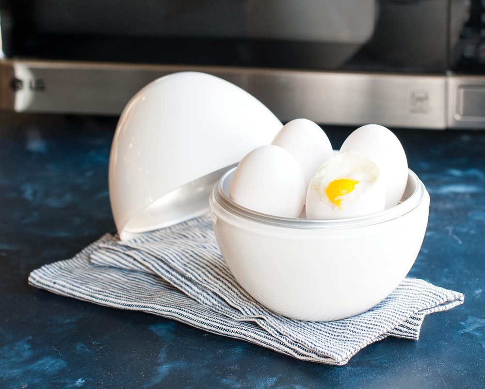 Microwave Egg Boiler Rapid Cooking Kitchen Breakfast Accessory
