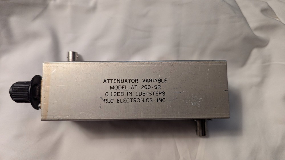 RLC Electronics AT-200-SR Variable Step Attenuator, 0-12dB in 1 dB Steps