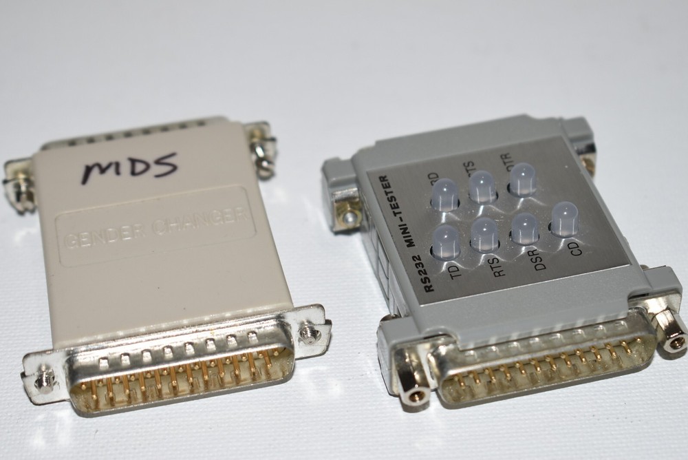 RS232 MINI-TESTER & Tandy Gender Changer