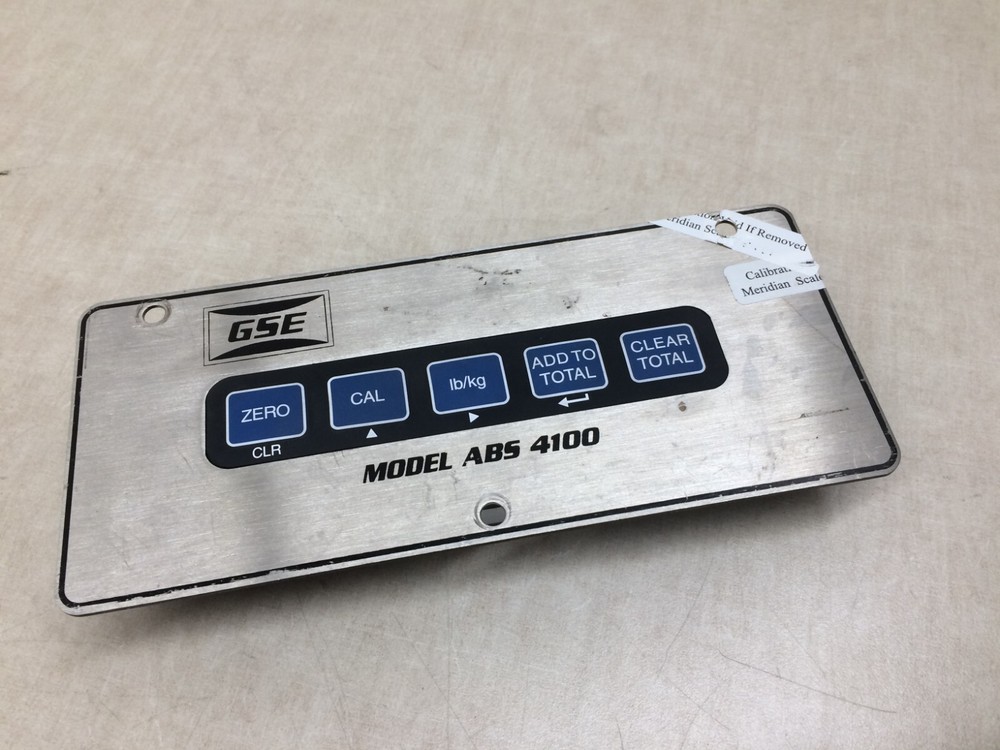 GSE ABS 4100 Scale Button Control Panel 204102-10000