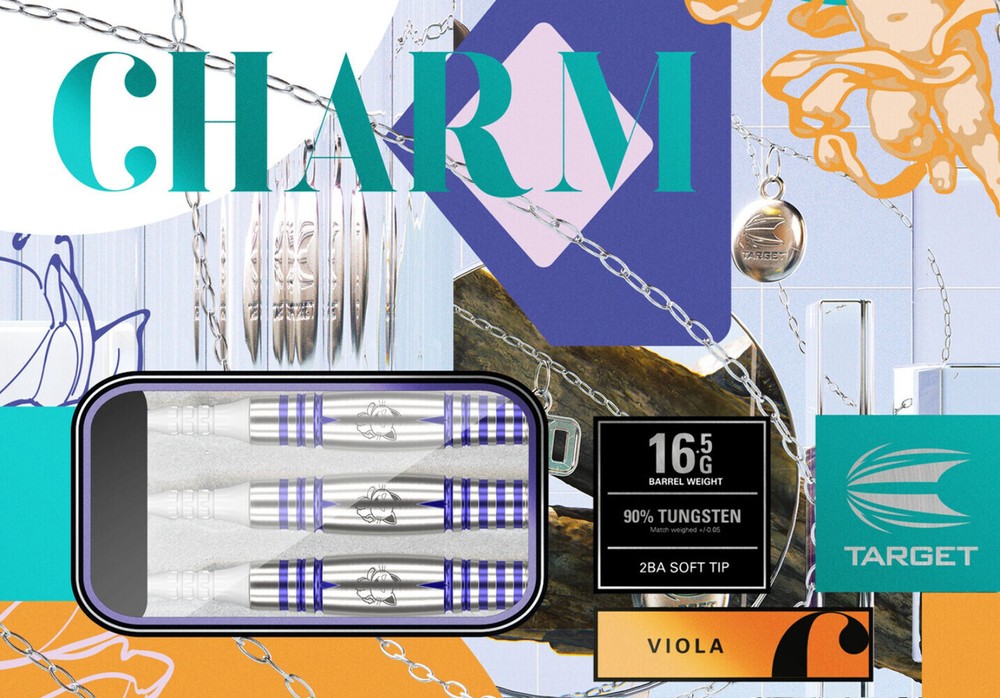 Target Charm Series Viola 18g Soft Tip Darts