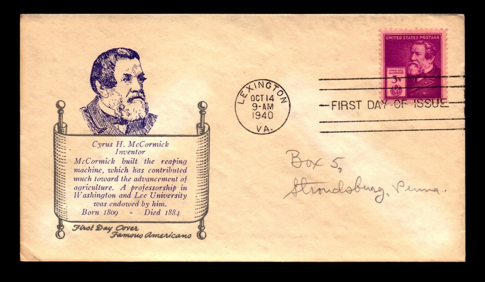 SC# 891 FDC / Holland Cachet / Addressed - L13277