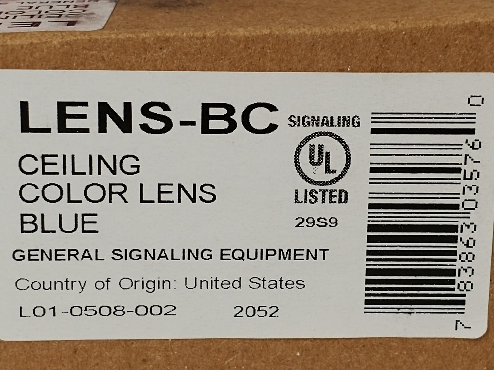 System Sensor LENS-BC Blue Lens