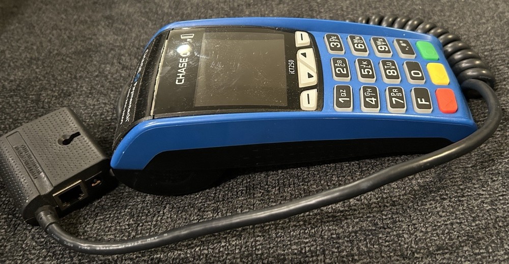 Ingenico iCT250 credit card terminal with magic box untested