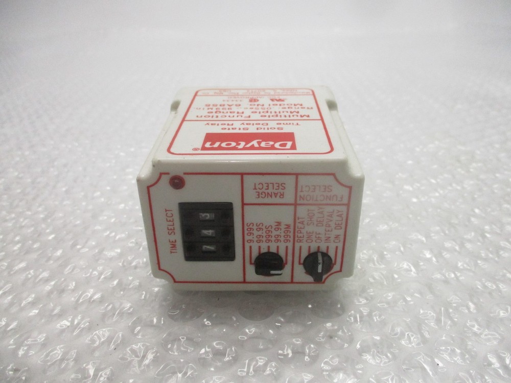DAYTON 6A855 TIME DELAY RELAY UNMP