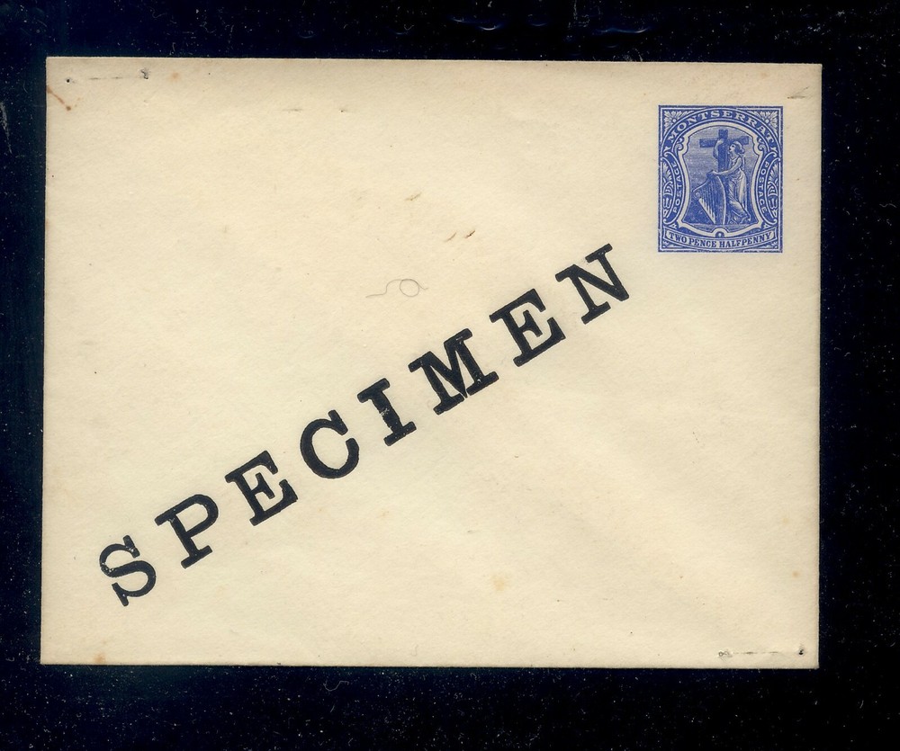 Montserrat  postal  envelope  specimen  unused