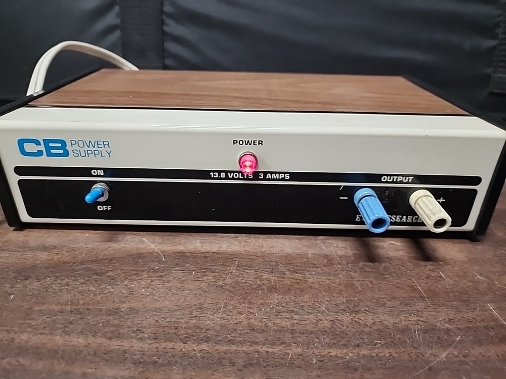 Vintage E & G Research CB Power Supply Model 138A3 USA Made - Powers On