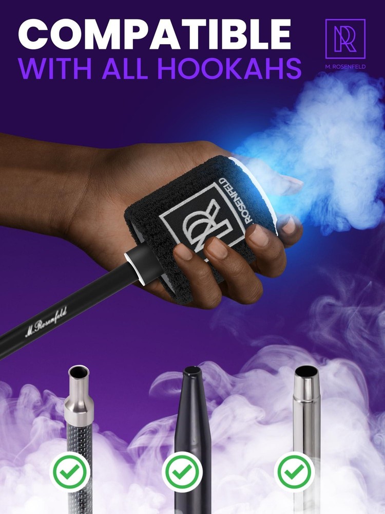 Hookah Starter Pump Purple Rechargeable with LED