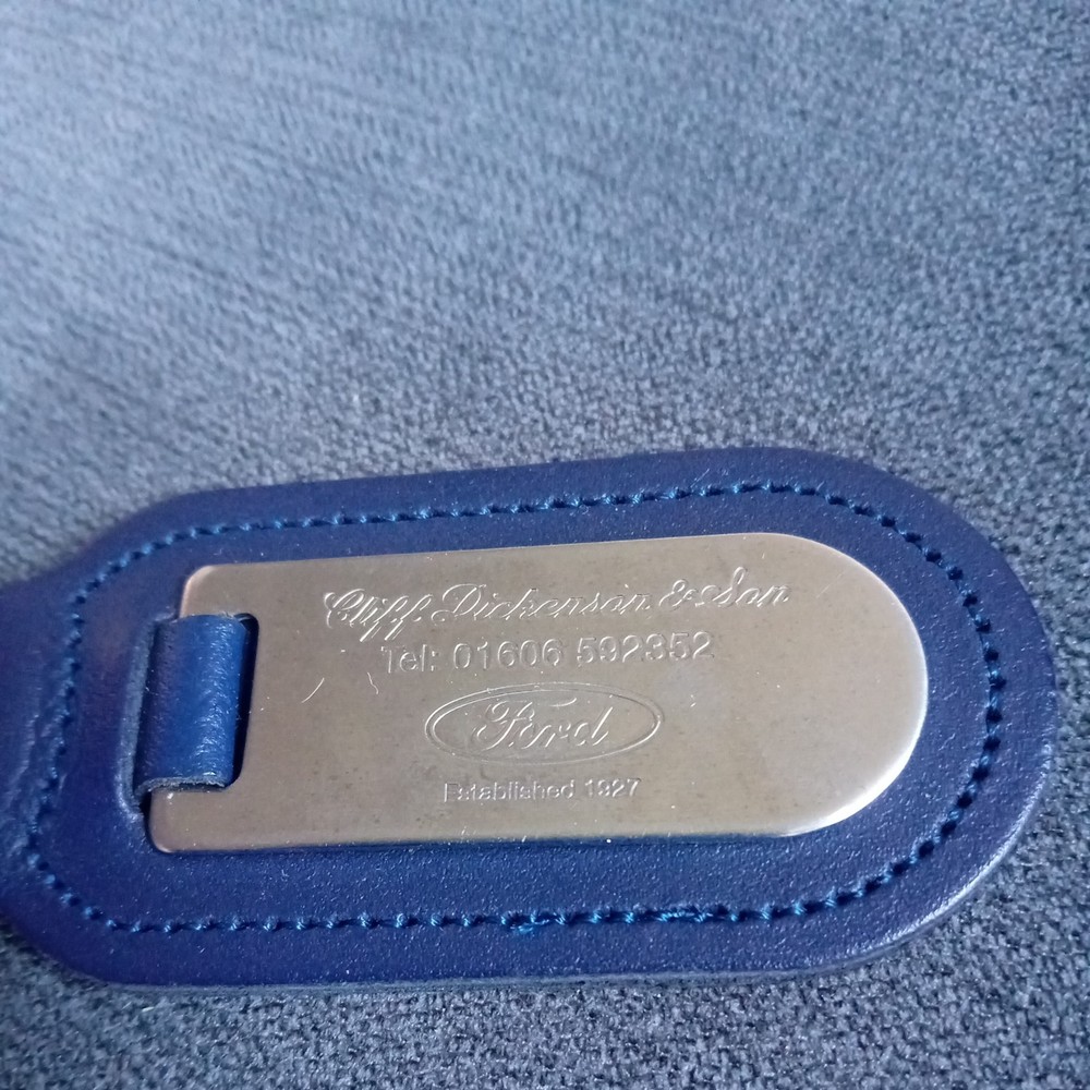 Genuine Ford Cliff Dickenson & son leather Keyring