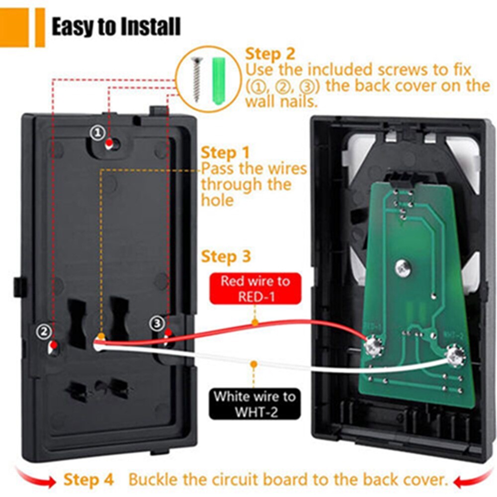 1/2PC For LiftMaster 378LM 041A6345-1 Security+ Wireless Wall Control Panel Comp