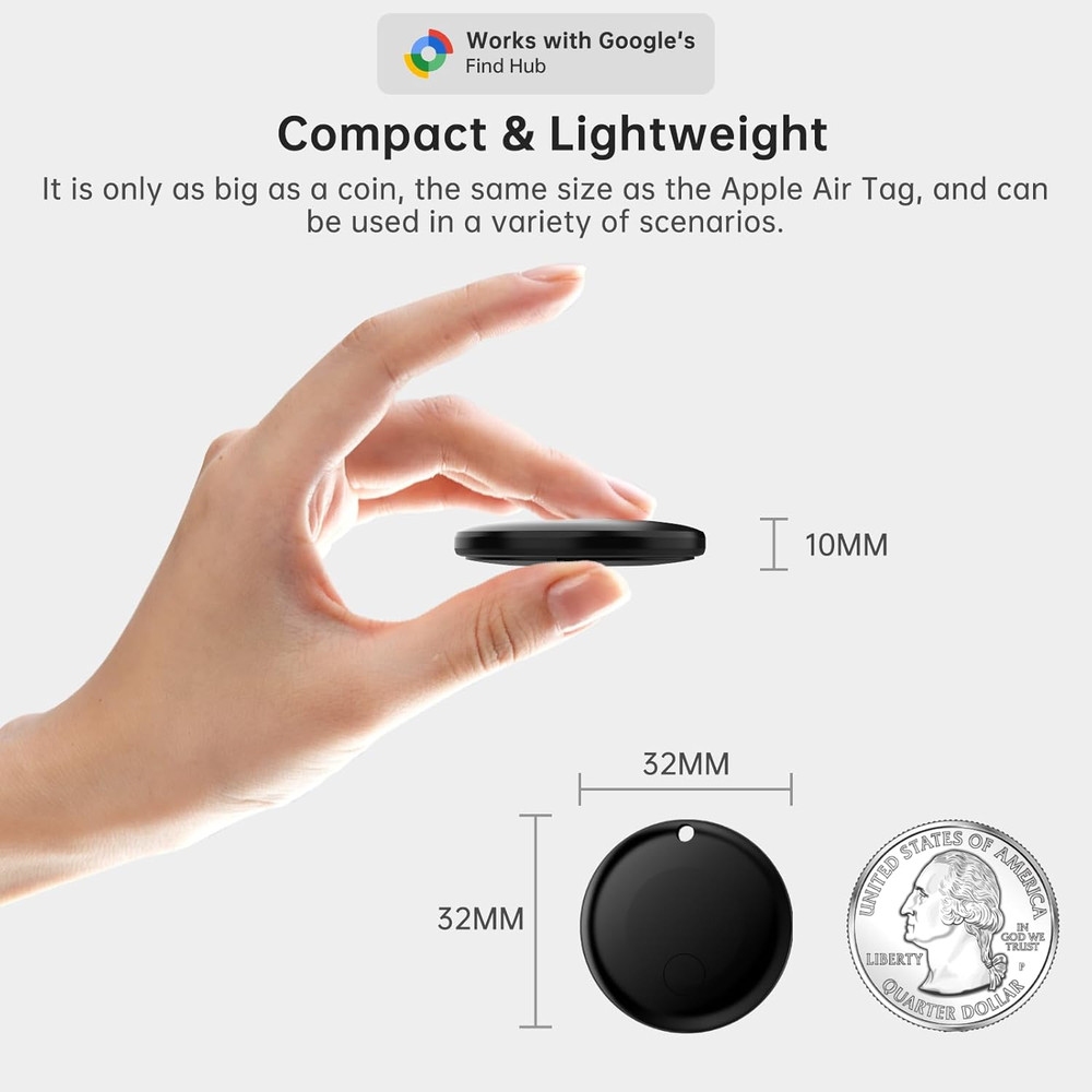 Air Tracker Tag for Android(Android Only ) IP65 Waterproof Smart Tag & Item Find
