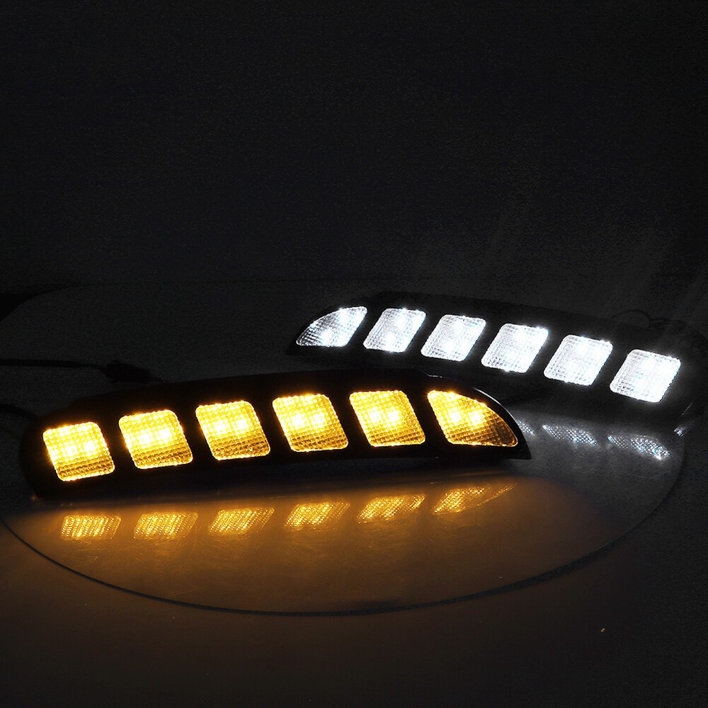 Sequential Switchback LED DRL Turn Signal Lights Kit For 2016-2019 Ford Explorer