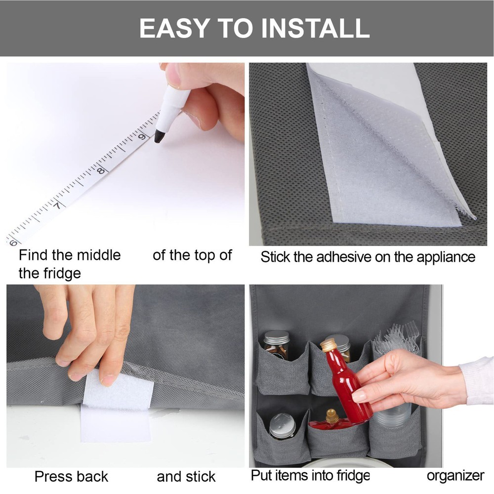 Over The Fridge Storage Organizer Dorm Refrigerator Storage Bag Small sensible