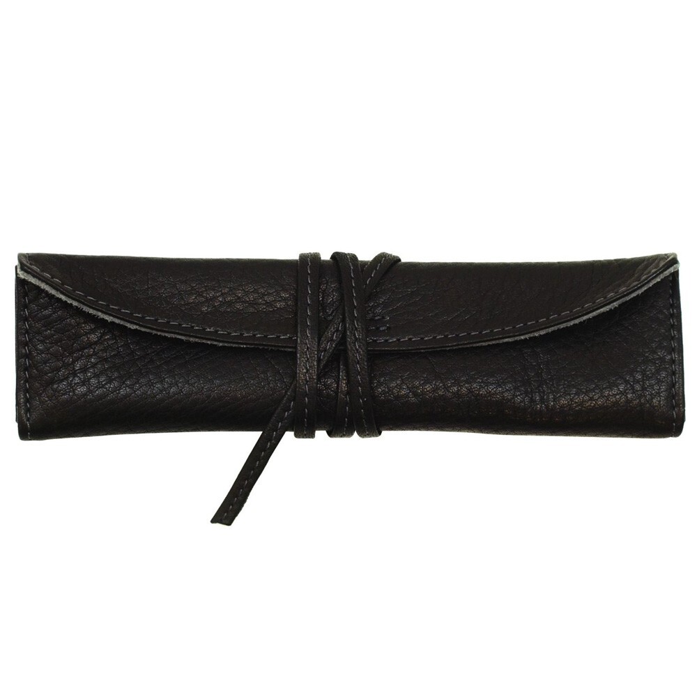 PILOT Roll Pen Case Cowhide Leather Pensemble for Single Pen Black