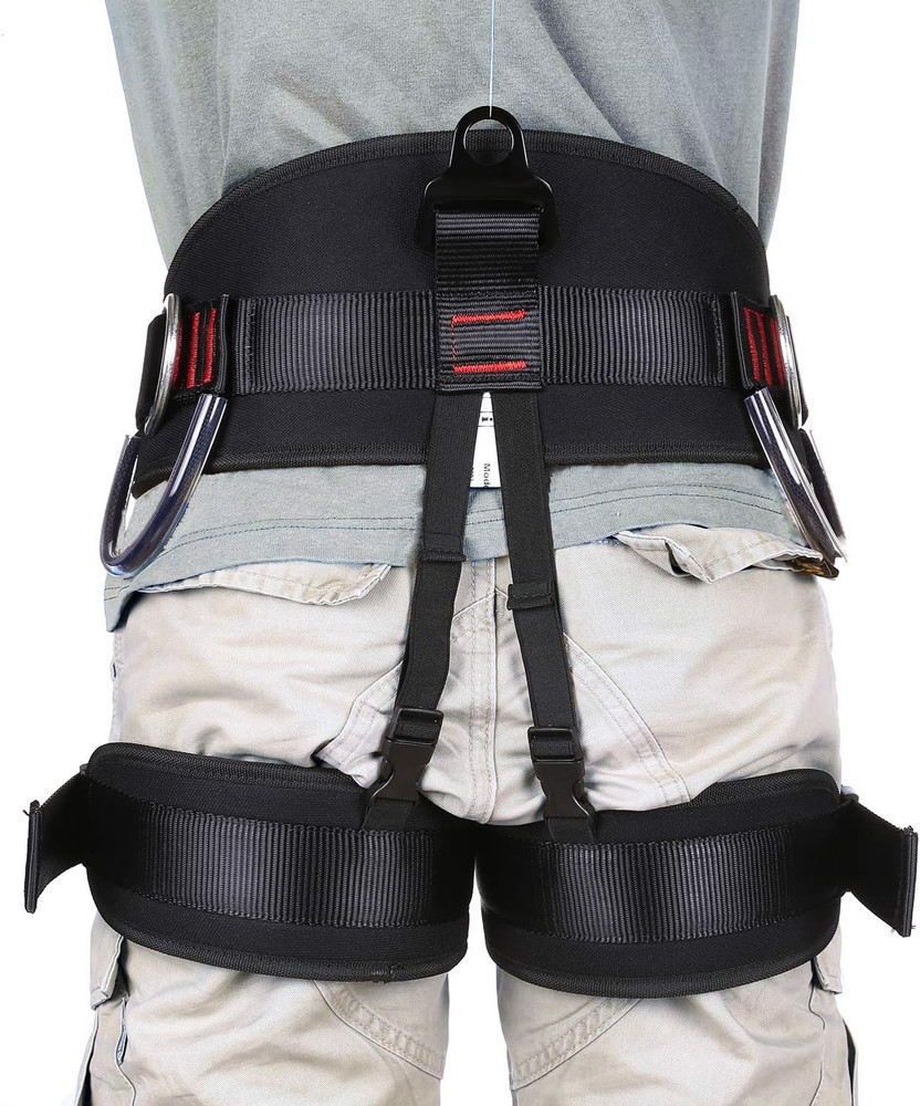 Adjustable Thickness Climbing Harness Half Body Harnesses for Fire Rescuing Cavi