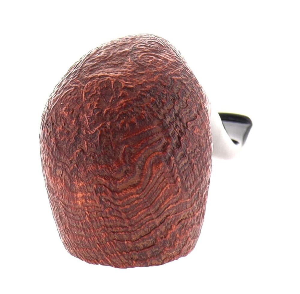 Pipe Chacom Flame Grain 268 brown sandblasted shape half bent apple 9mm