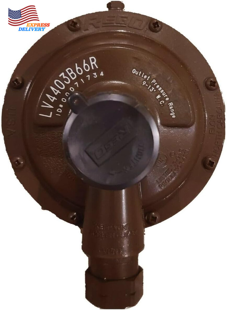 LV4403B66R Low Pressure Second Stage Regulator 3/4" X 3/4" Back Mount