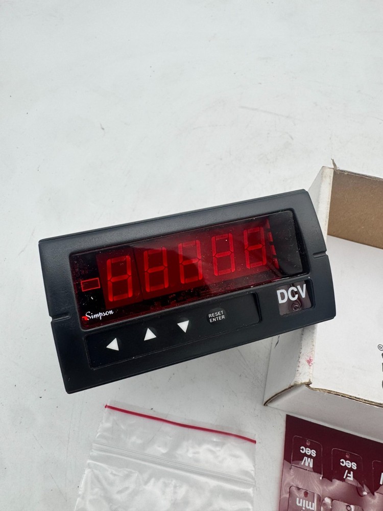 Simpson H335171021 Hawk 3 Digital Panel Meter/Controller (New! Open Box)