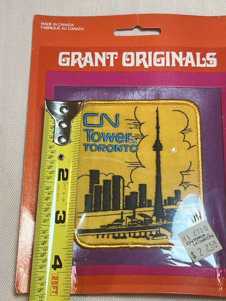 Vintage CNTower Toronto Patch