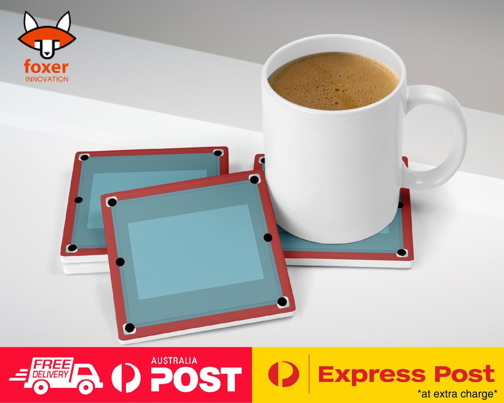 COASTER COFFEE DRINKING MAT|SNOOKER POOL TABLE 1