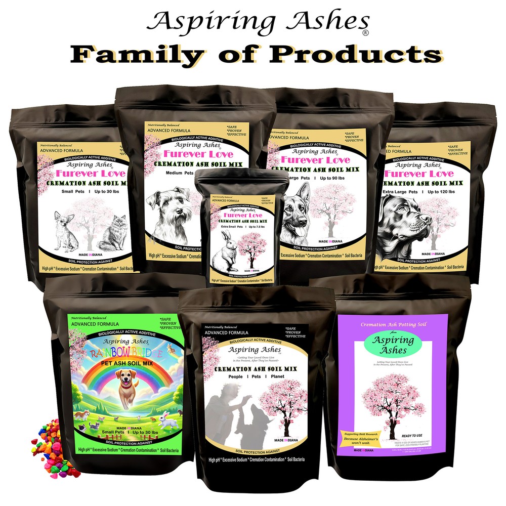 Rainbow Bridge Soil Mix Kit : Pet Memorial Kit - EXTRA LARGE