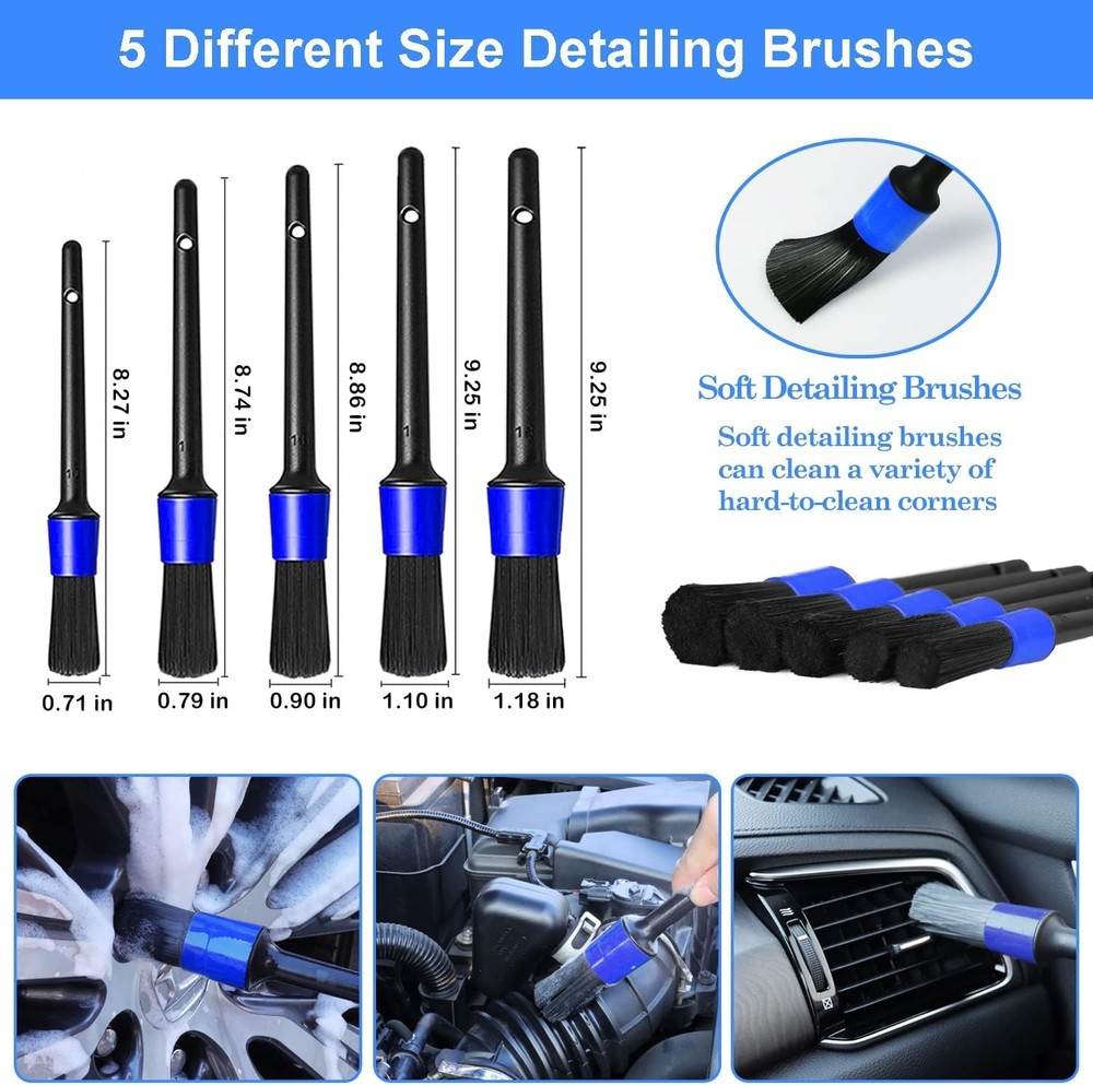 Complete 26-Piece Car Detailing & Cleaning Kit
