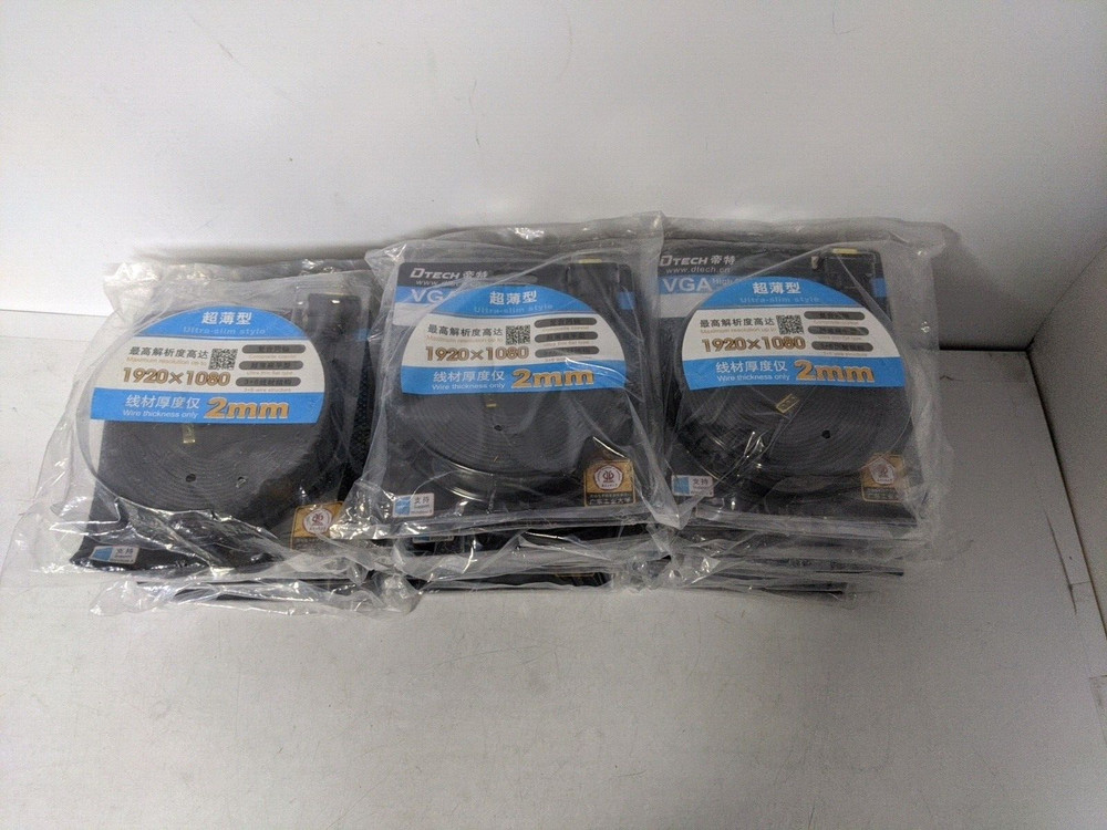 Dtech VGA High Definition Cable: 1920 x 1080 2mm