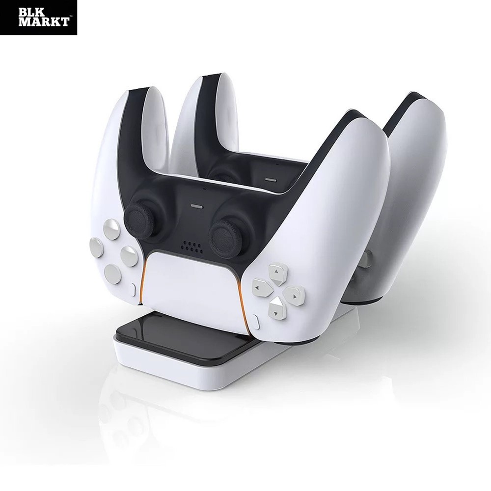 PS5 Controller Charger, DualSense PlayStation 5 Controller Charging Station Dock