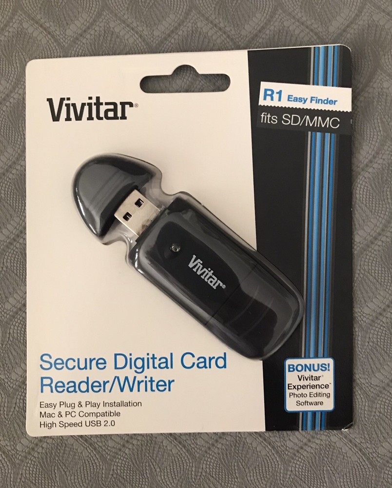 Secure Digital Card Reader, Writer, by Vivitar