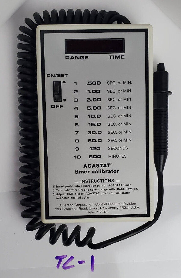 Agastat TC-1 Time Calibrator