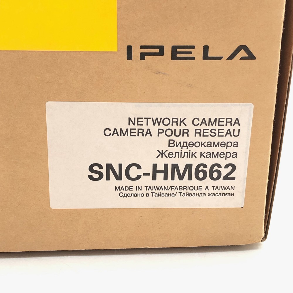 Sony SNC-HM662 IPELA 360 Hemispheric Panomorph Network Security Camera 5MP