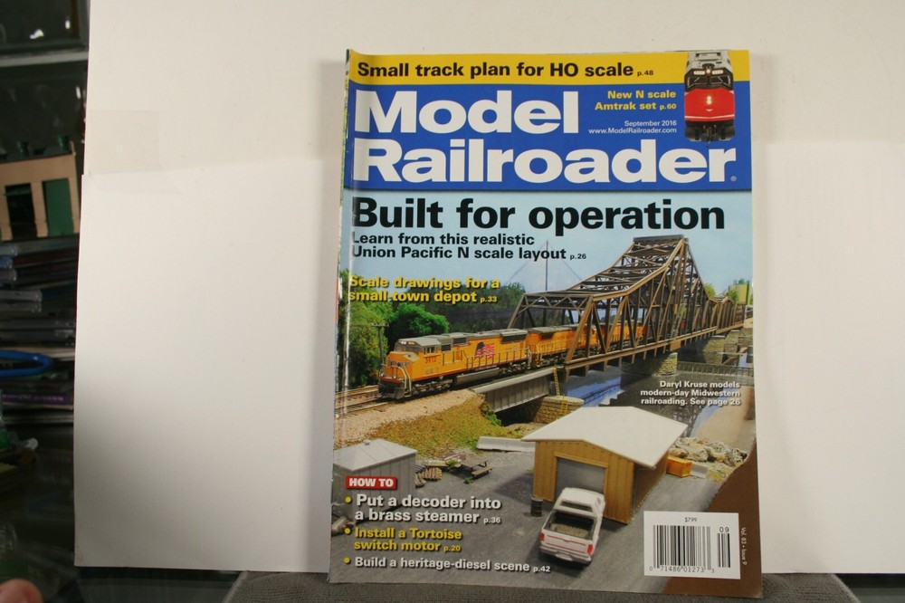 Model Railroader Magazine September 2016 - Built for Operation