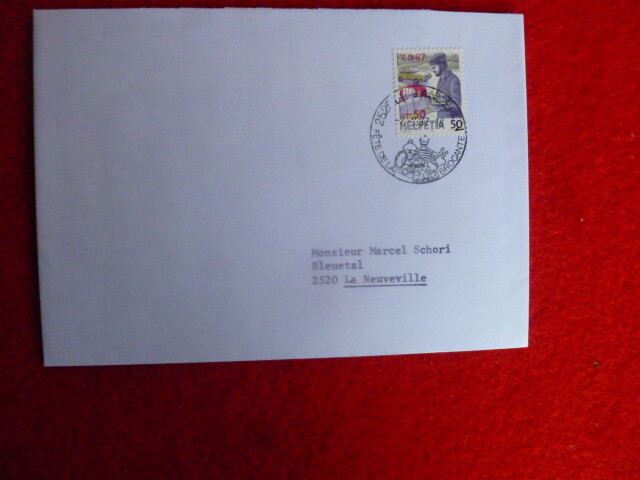 1987 SWITZERLAND FDC DEFINITIVE ISSUE POSTMARK