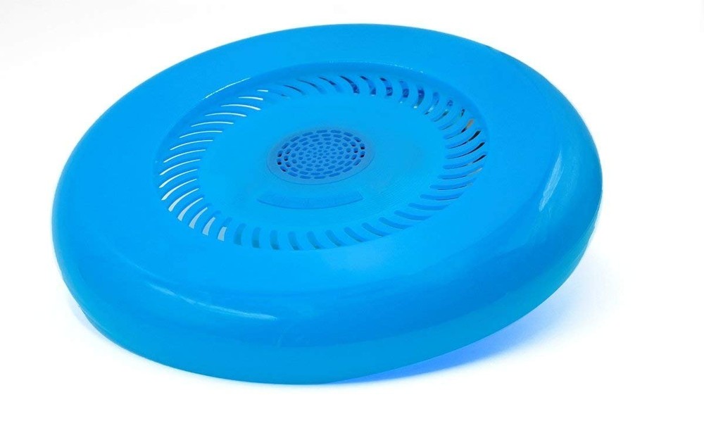 Flying Sound Disc - Light-Up and Bluetooth Speaker Throwing Disc- Blue