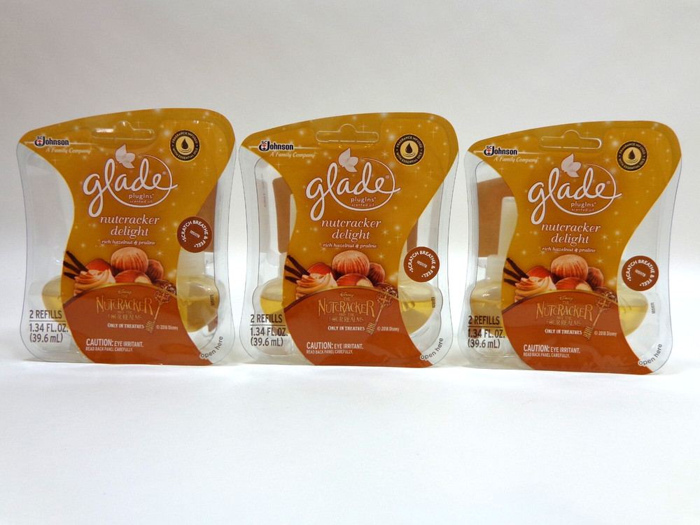 Glade 1051152 Nutcracker Delight PlugIns 1.34oz Scented Oil Refills 6 refills