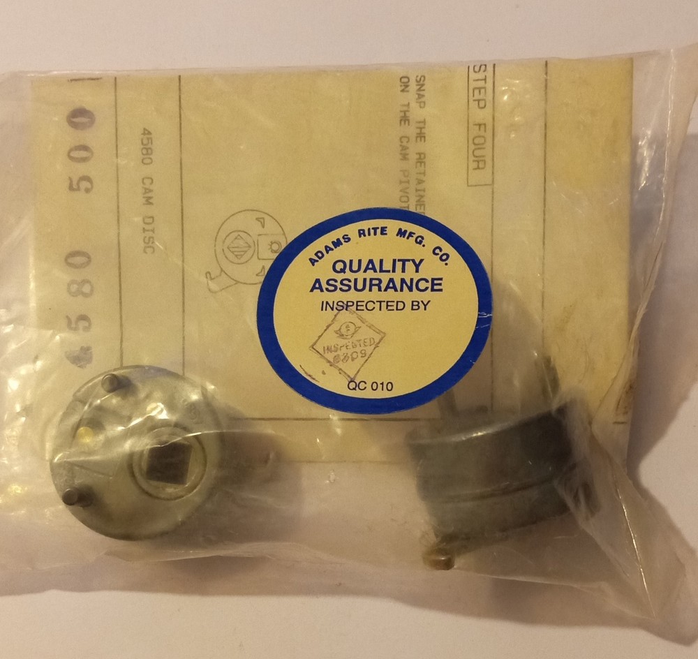 2Pc. ADAMS RITE Cam Disks  NOS. 2 Pc.