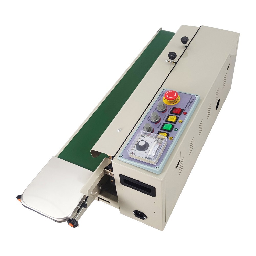 High Efficiency 110V Horizontal Sealer Continuous Plastic Bag Sealing Machine