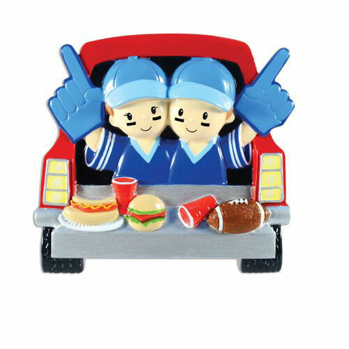 Sport Tailgating Personalized Christmas Tree Ornament