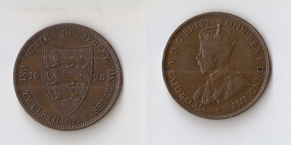Jersey 1/12 SHILLING, 1923