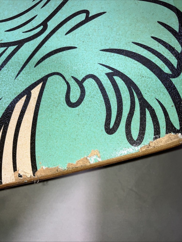 Kryptonics 36" Longboard Skateboard Blue Wave Sunset