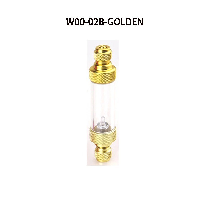 Aquarium Check Valve Regulator Diffuser Reactor Dual Head CO2 Bubble Counter