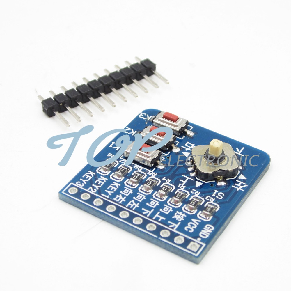 2PCS Navigation Button Module 5 Direction Key Keyboard Module Microcontroller