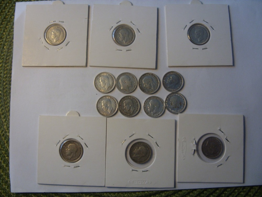 THREE 3 SILVER PENCE 1875 - 1941 CHOOSE YOURS YEAR