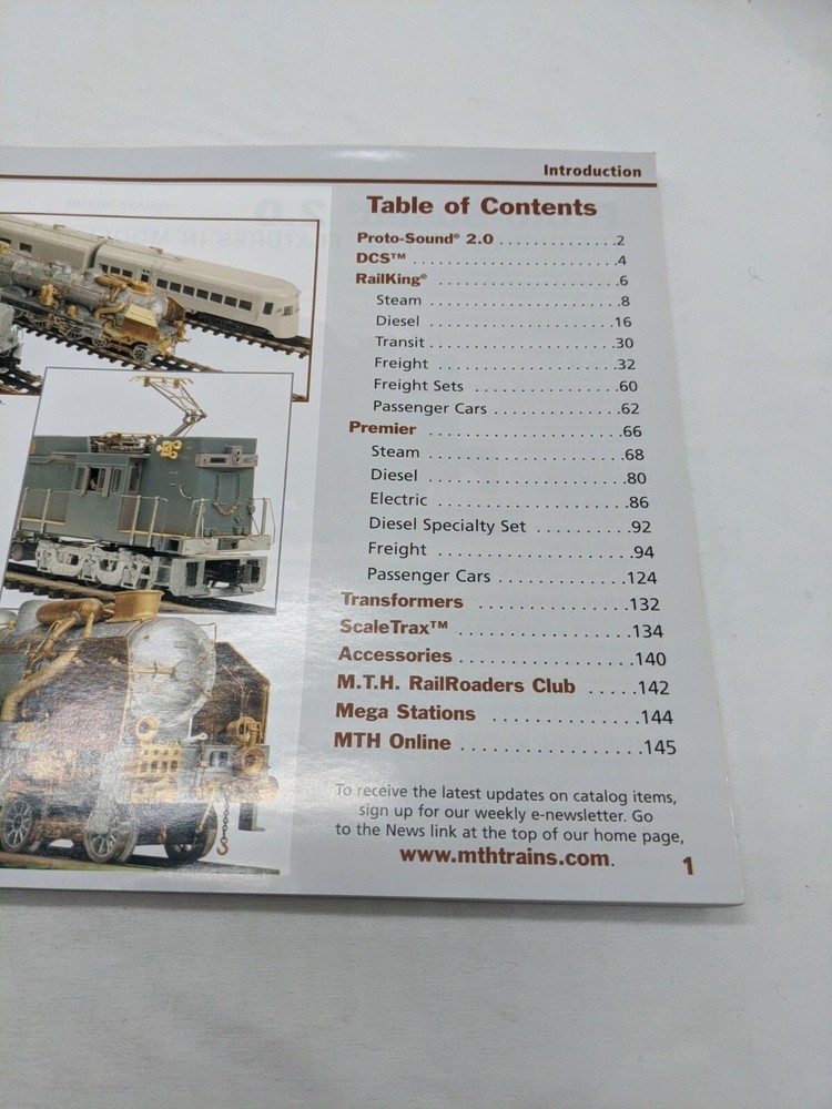 MTH Electric Trains 2009 Volume One Catalog