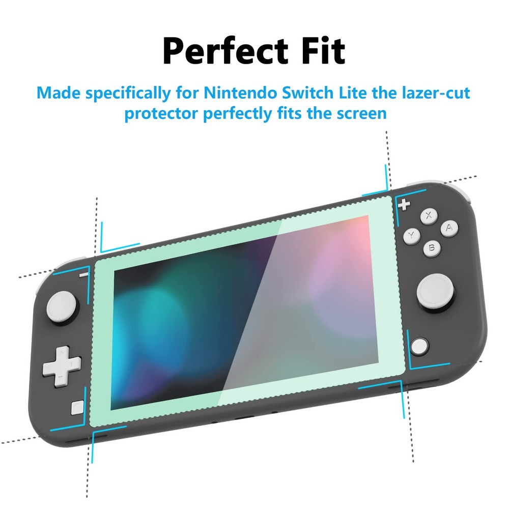 switch lite protective film misty green