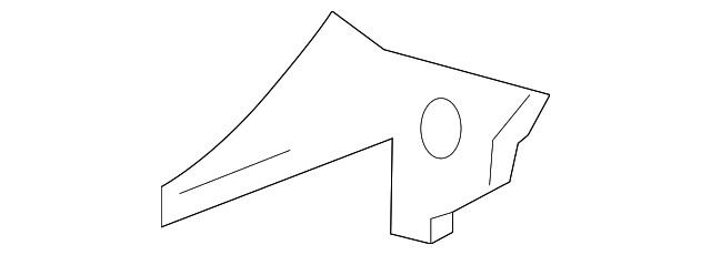 Genuine GM Driver Side Quarter Inner Panel Extension 20996688