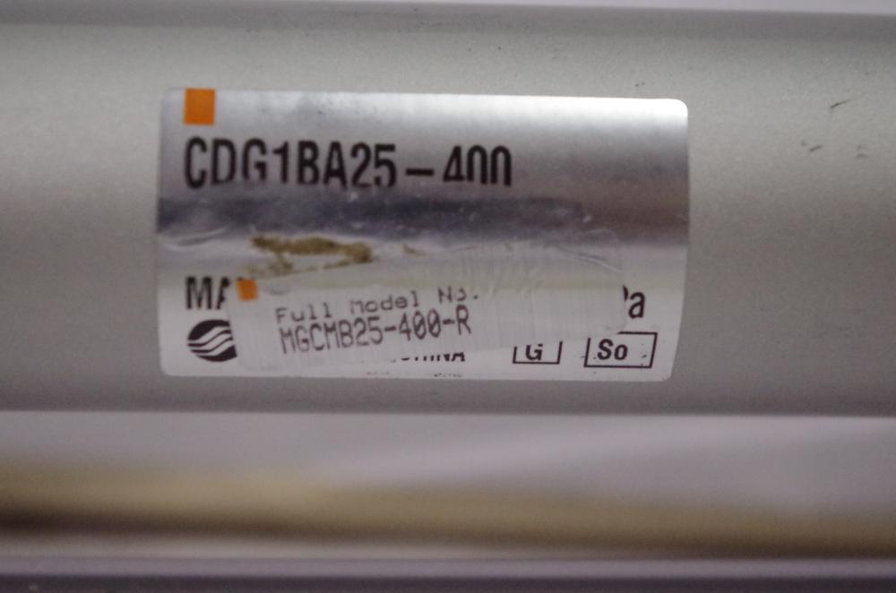 SMC # MGCMB25-400R PNEUMATIC LINEAR ACTUATOR CYLINDER