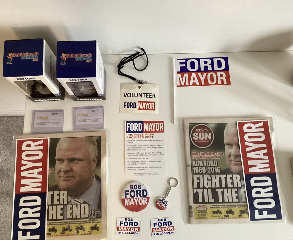 Rob Ford rare Collectables